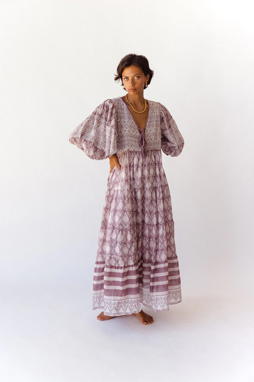 Jasmine Maxi Dress - Lavender - Image 3