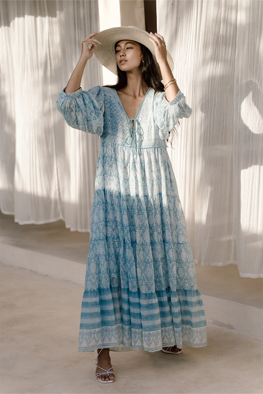 Jasmine Maxi Dress - Sea Mist - Image 4
