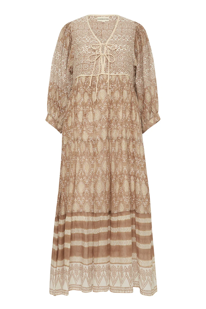 Jasmine Midi Dress - Shell - Image 3