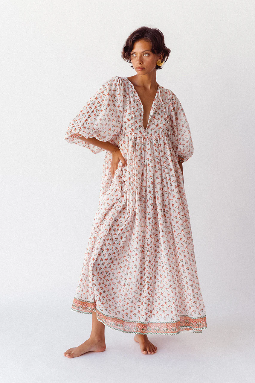 Kyra Maxi Dress ~ Coral - Image 5