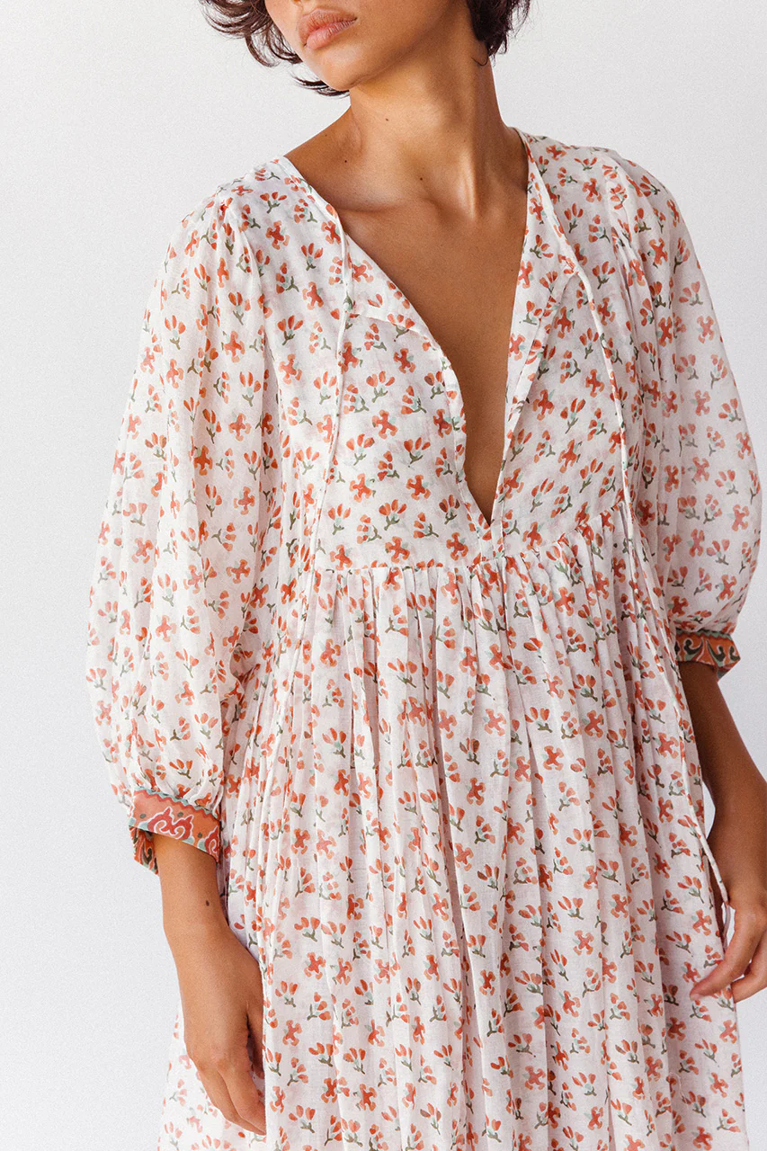 Kyra Maxi Dress ~ Coral - Image 8