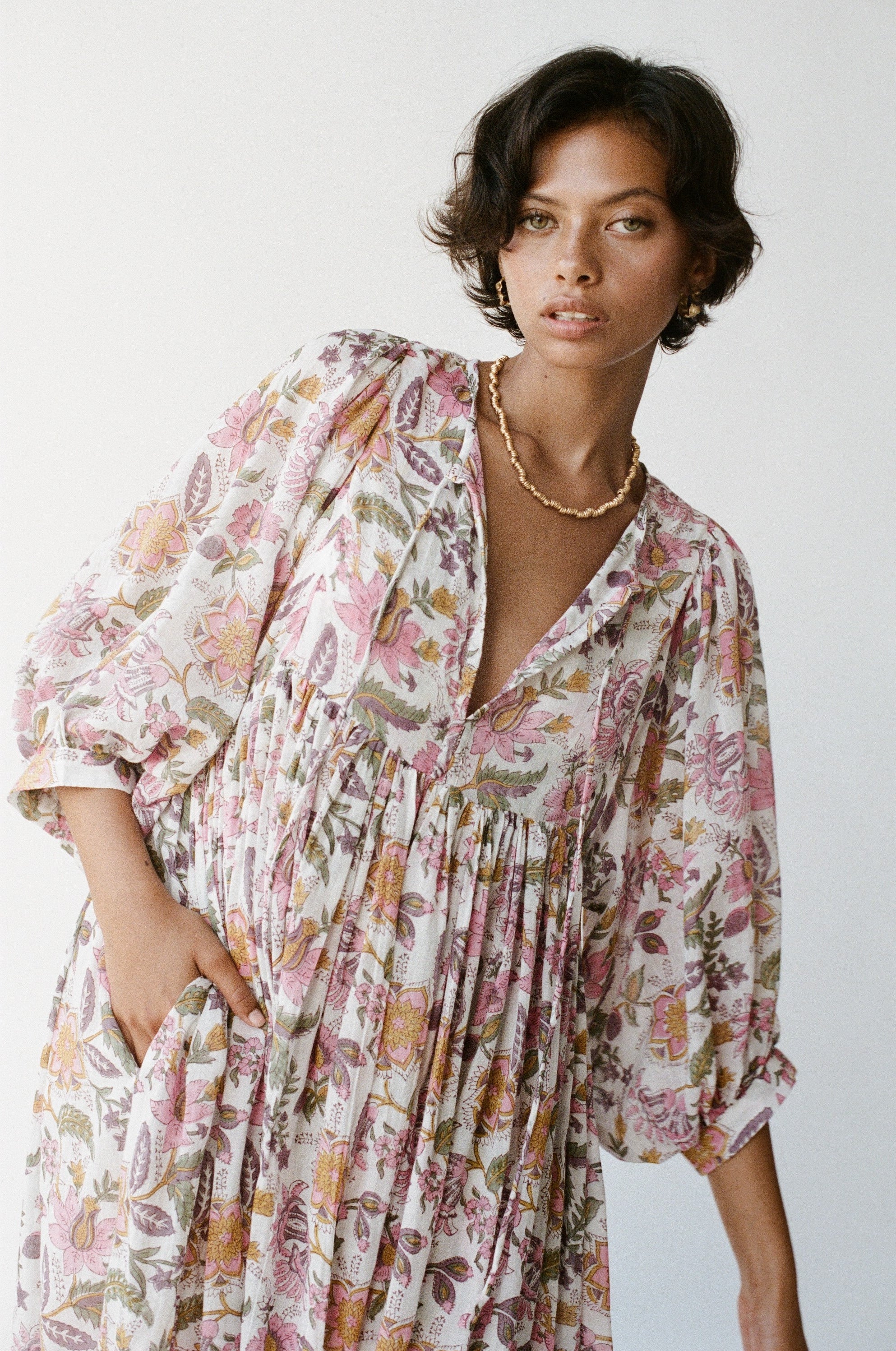 Kyra Maxi Dress ~ Fuchsia Bloom - Image 7