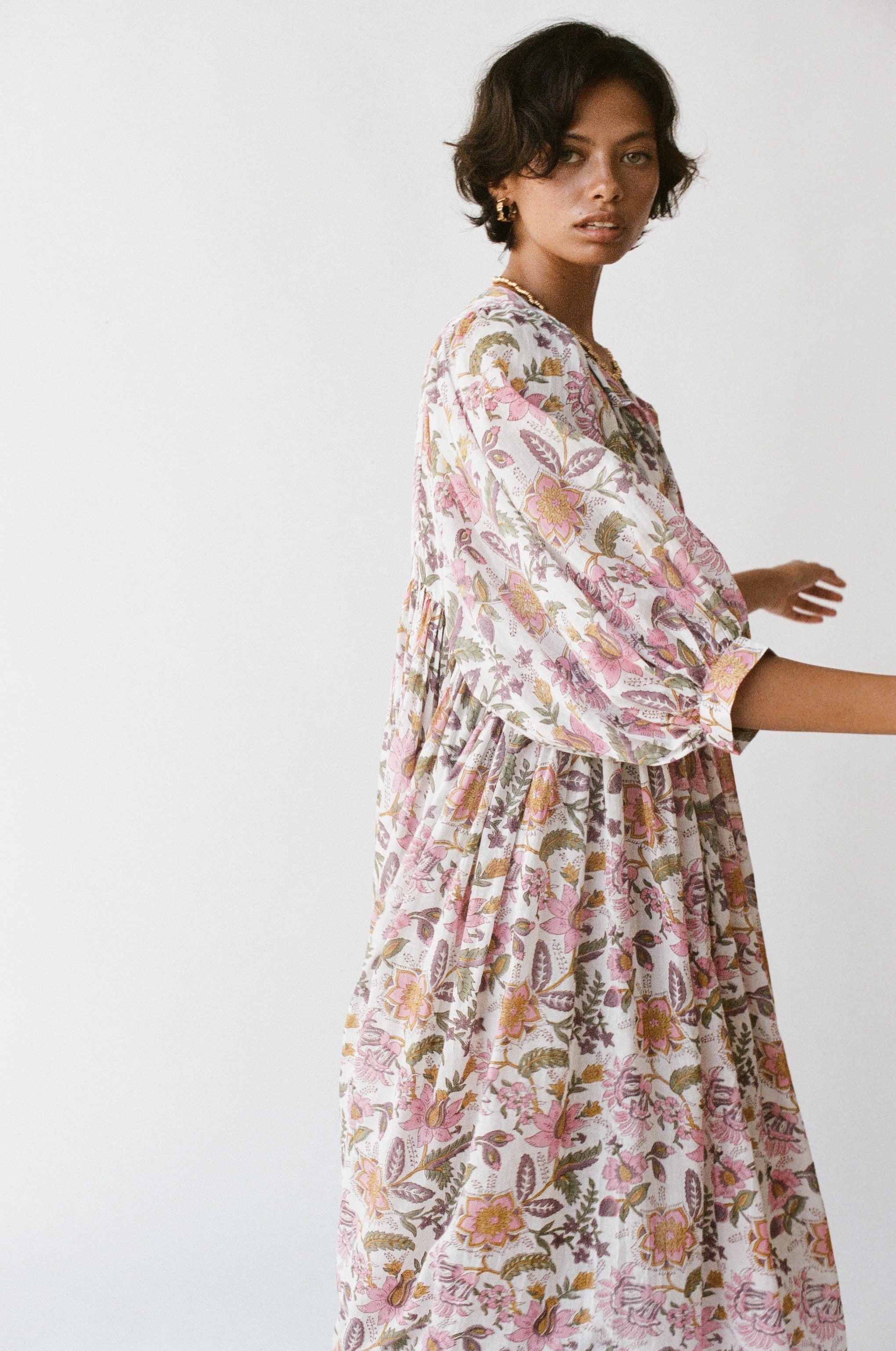 Kyra Maxi Dress ~ Fuchsia Bloom - Image 9