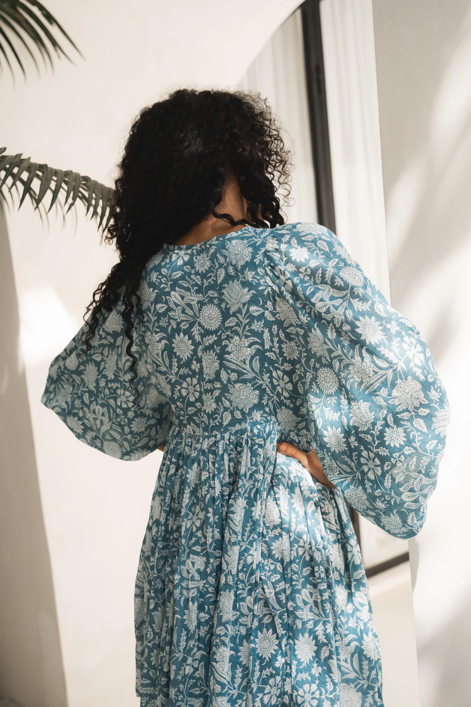 Kyra Mini Dress ~ Ocean Blue - Image 7