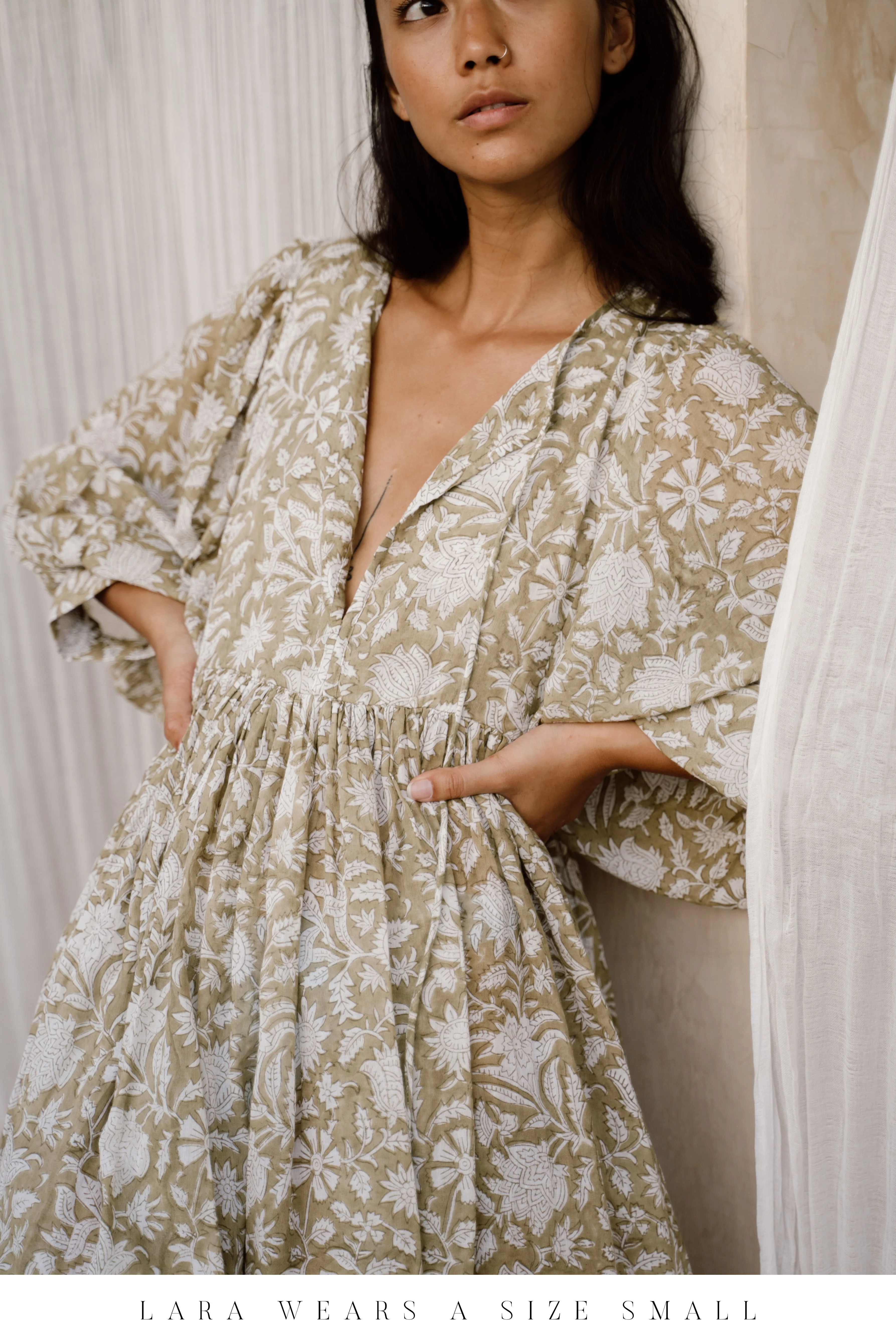 Kyra Mini Dress ~ Olive - Image 5