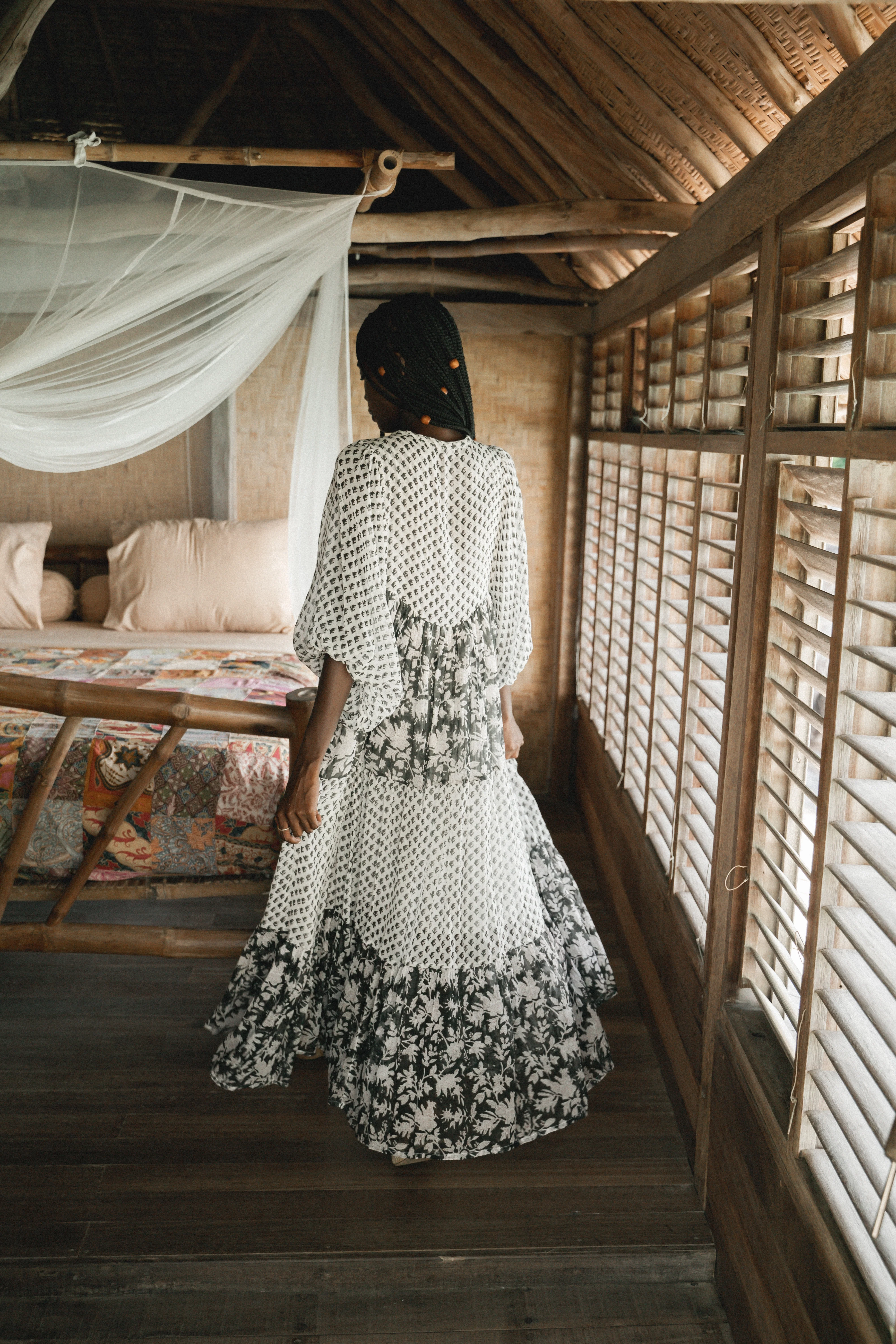 Nora Maxi Dress ~ Noir - Image 7