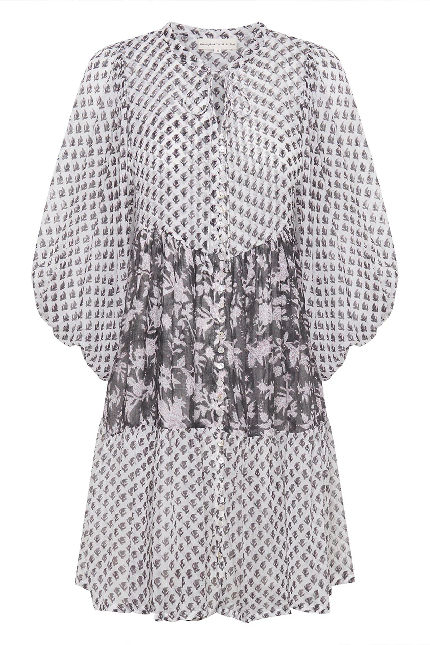 Nora Mini Dress ~ Noir - Image 3