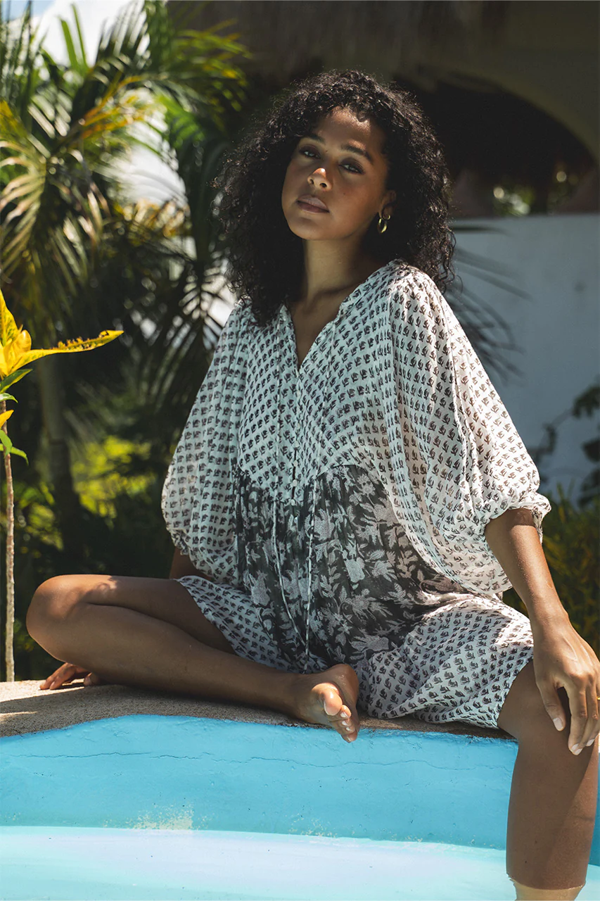 Nora Mini Dress ~ Noir - Image 4