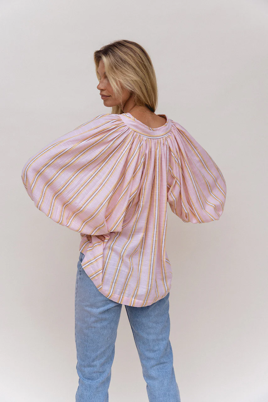 Poet Blouse ~ Pink Sorbet - Image 10