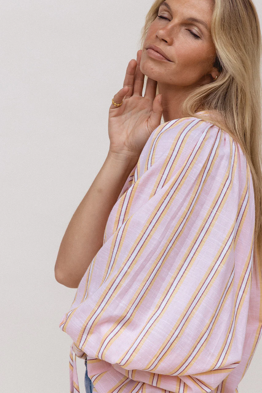 Poet Blouse ~ Pink Sorbet - Image 9