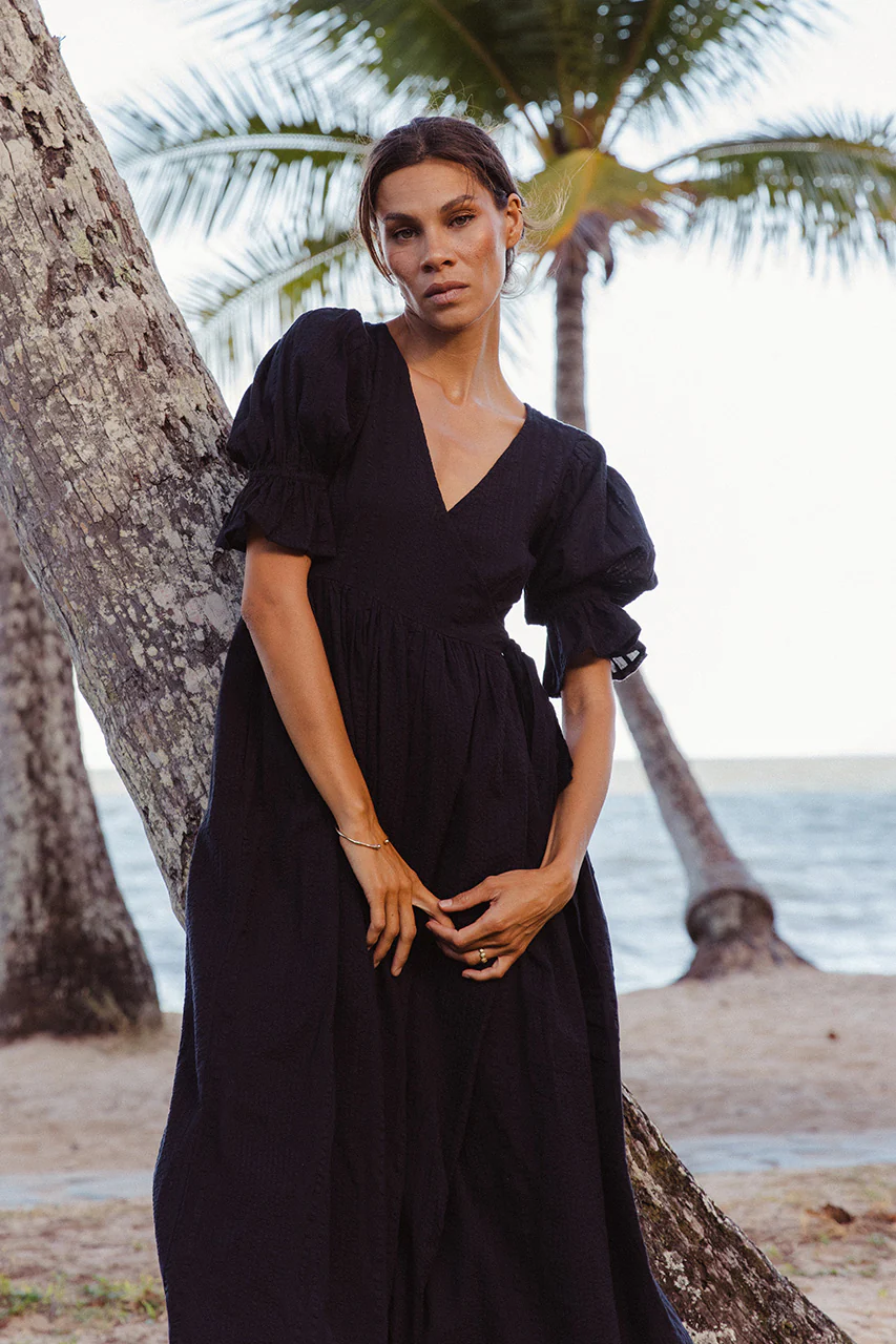 Uma Maxi Dress ~ Black - Image 8