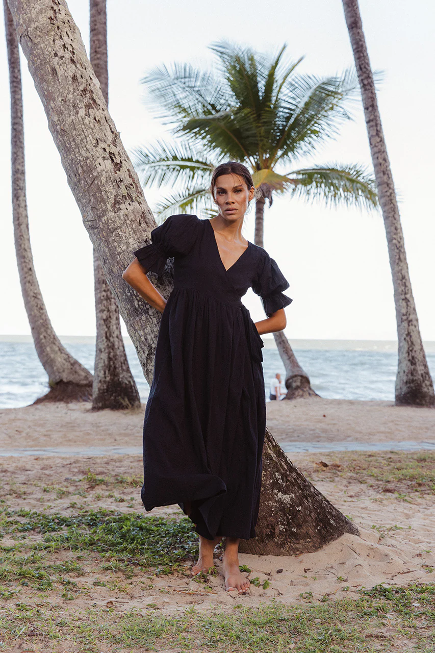 Uma Maxi Dress ~ Black - Image 9